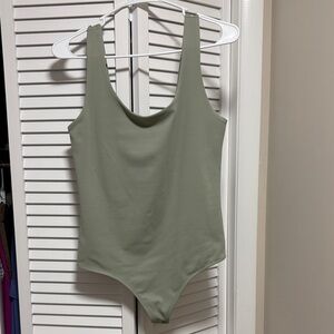 Express Sage Green Bodysuit